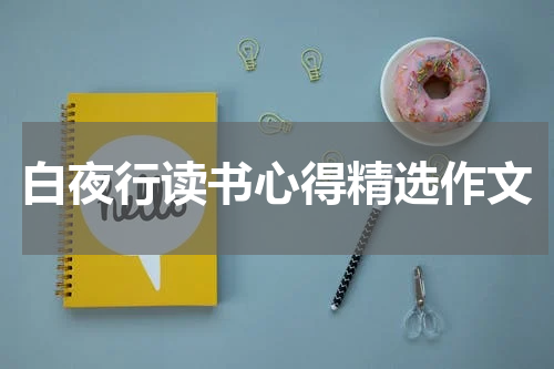 白夜行读书心得精选作文