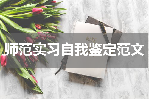 师范实习自我鉴定范文