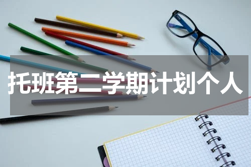 托班第二学期计划个人