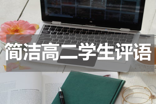 简洁高二学生评语