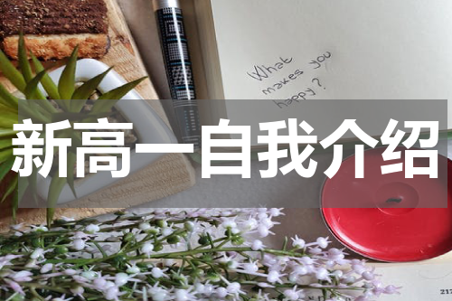 新高一自我介绍