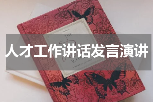 人才工作讲话发言演讲