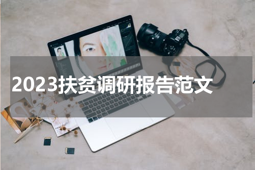 2023扶贫调研报告范文