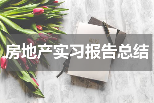 房地产实习报告总结