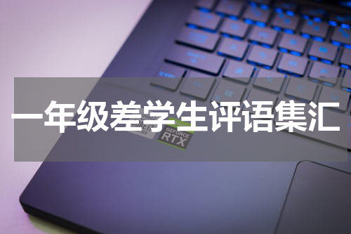 一年级差学生评语集汇