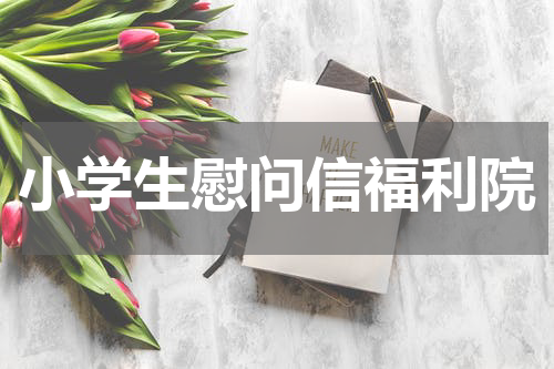 小学生慰问信福利院