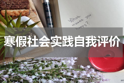 寒假社会实践自我评价