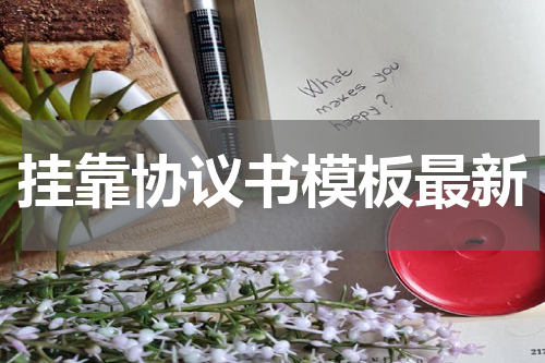 挂靠协议书模板最新