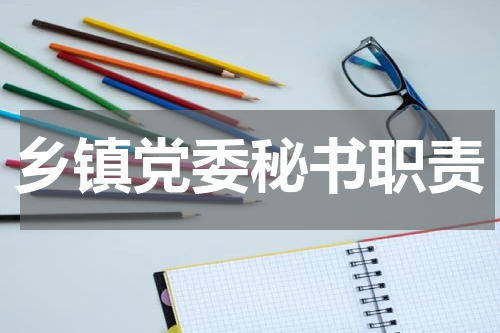 乡镇党委秘书职责