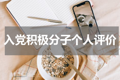 入党积极分子个人评价