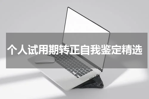 个人试用期转正自我鉴定精选