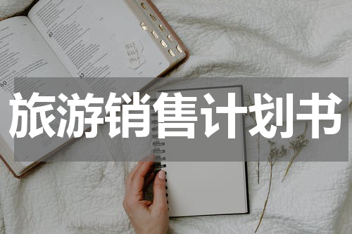 旅游销售计划书