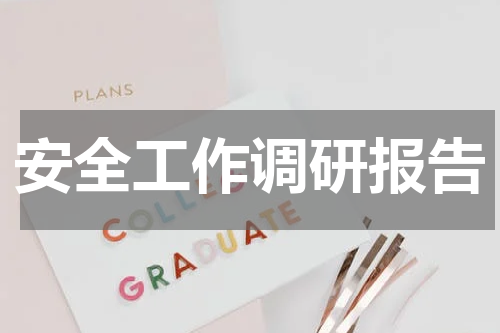 安全工作调研报告