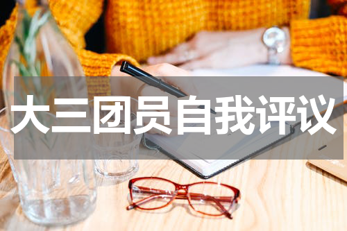 大三团员自我评议