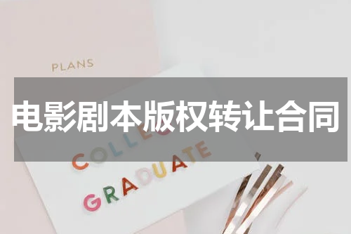 电影剧本版权转让合同