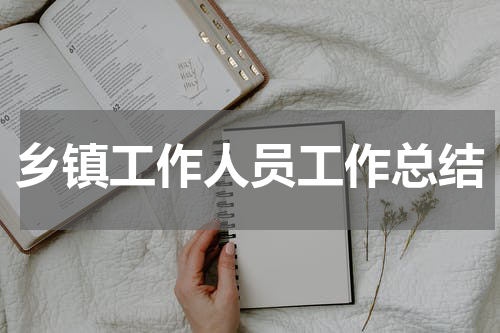 乡镇工作人员工作总结