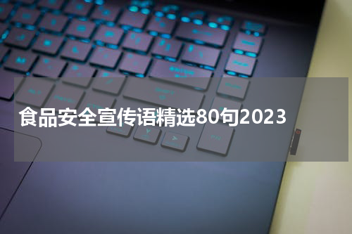食品安全宣传语精选80句2023