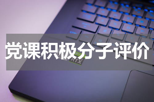 党课积极分子评价