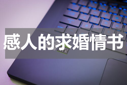 感人的求婚情书