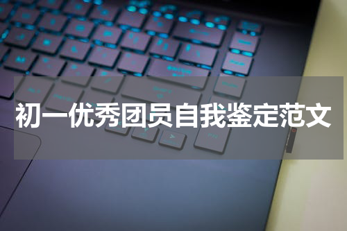 初一优秀团员自我鉴定范文