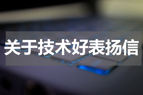 关于技术好表扬信