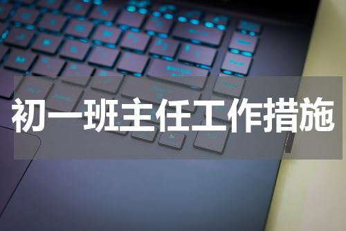 初一班主任工作措施