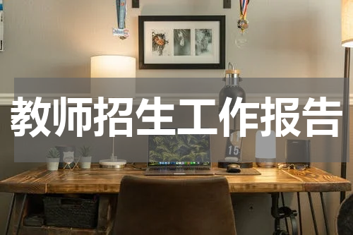 教师招生工作报告