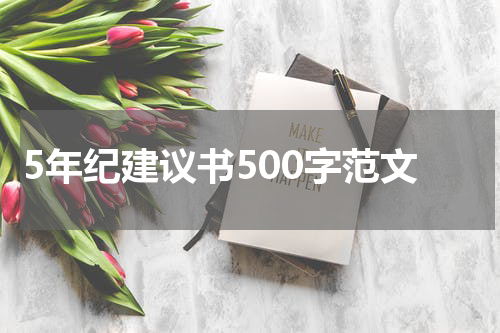 5年纪建议书500字范文