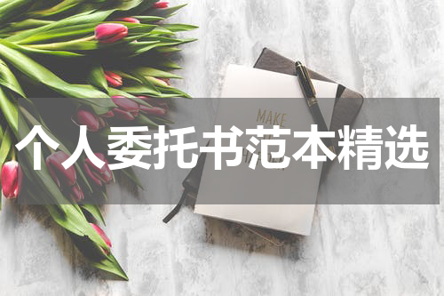 个人委托书范本精选