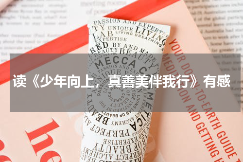 读《少年向上,真善美伴我行》有感