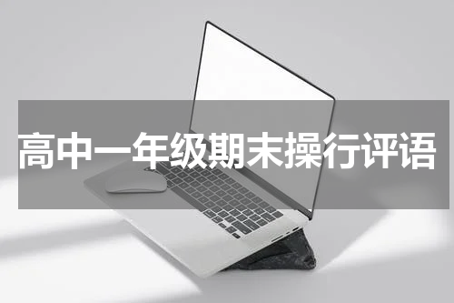 高中一年级期末操行评语