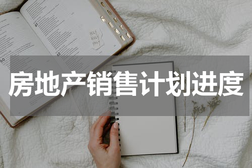 房地产销售计划进度