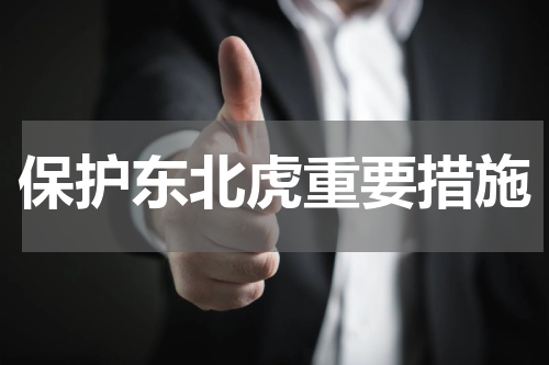 保护东北虎重要措施