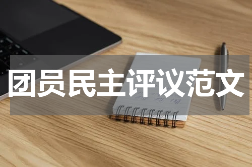团员民主评议范文