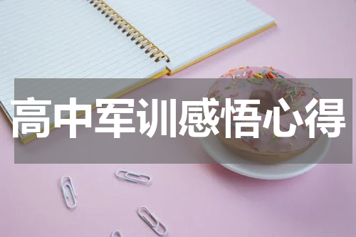 高中军训感悟心得