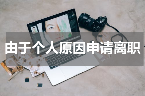 由于个人原因申请离职
