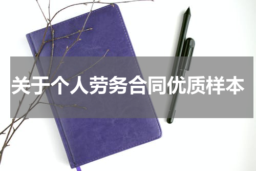 关于个人劳务合同优质样本
