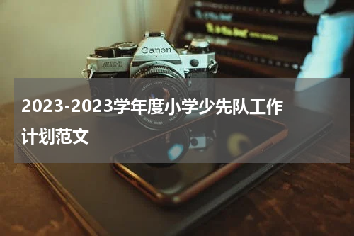 2023-2023学年度小学少先队工作计划范文