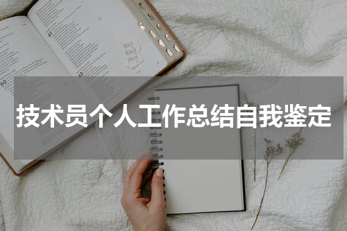 技术员个人工作总结自我鉴定