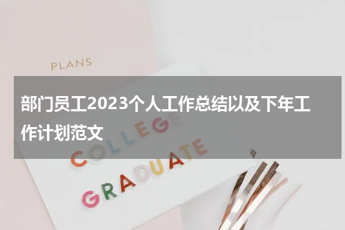 部门员工2023个人工作总结以及下年工作计划范文