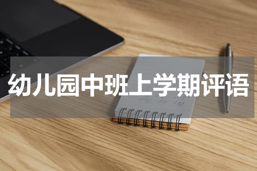 幼儿园中班上学期评语