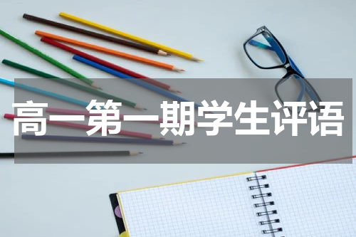 高一第一期学生评语
