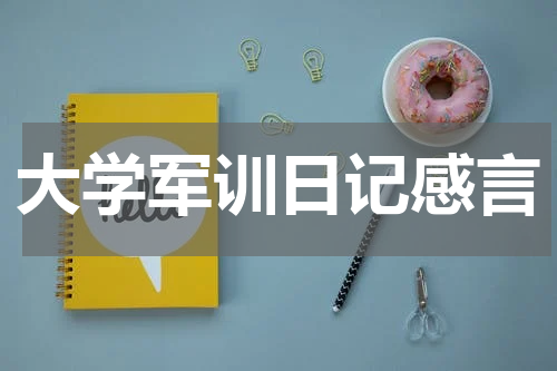 大学军训日记感言