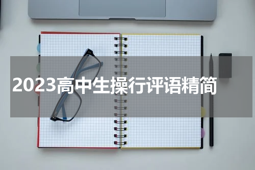 2023高中生操行评语精简