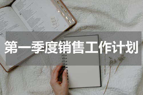 第一季度销售工作计划