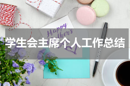 学生会主席个人工作总结