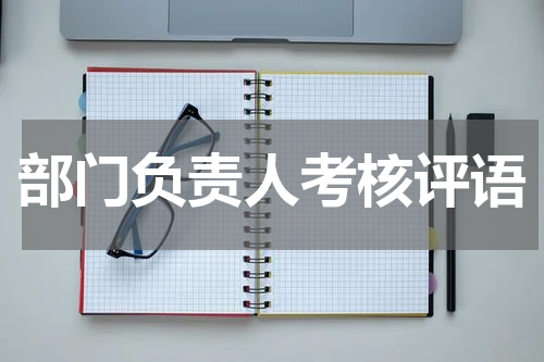 部门负责人考核评语