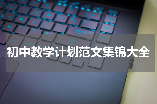 初中教学计划范文集锦大全