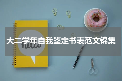 大二学年自我鉴定书表范文锦集