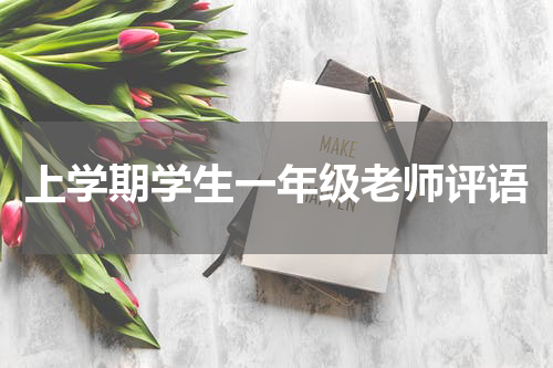 上学期学生一年级老师评语